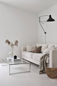 How to design your room with ikea online? White Minimalist Interior Scandinavian Design Stylizimo S Office Living Room Featuring A White Velvet So Living Room Decor Ikea Living Room Decor Ikea Sofa