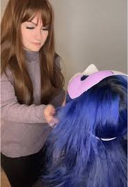 sally face reveal // this took way to long #sandsplay #clueclover  #sallyface #cosplay #mention #sands #facereveal