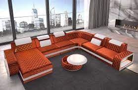 Wohnlandschaft Berlin Xxl Stoffbezug Ecksofa Design Sofa Design Wohnzimmer Sofa