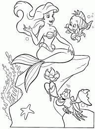 Flounder is a fish friend of ariel, the little mermaid. Ariel The Little Mermaid Coloring Pages Beautifull Printable Coloring Library