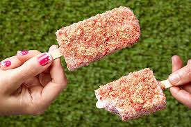 Strawberry Shortcake Ice Cream Bars Recipe Strawberry Shortcake Ice Cream Icecream Bar Strawberry Shortcake Ice Cream Bars Recipe