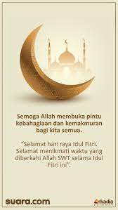 Ucapan selamat idul fitri dengan pantun. Kumpulan Ucapan Selamat Idul Fitri Cocok Untuk Wa Story Dan Insta Story