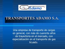 Presentacion Transportes Adamo S A