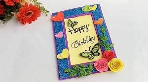 Happy birthday card from lime doodle design How To Make Beautiful Birthday Card Birthday Card Idea Youtube