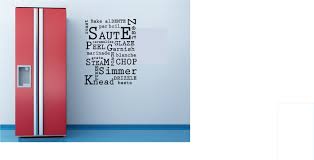 kitchen word cloud vinyl wall art quote