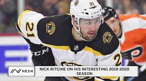 Dec 05, 1995 · nick ritchie bio. Bruins Forward Nick Ritchie On His Interesting Journey Through The 2019 2020 Nhl Season Video Dailymotion