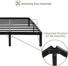 Bed frame is made of pine wood, extra small legs in the middle for strong construction and high load capacity wood bed frame, no box spring required, this full bed is a value conscious choice as it does not require a box spring or foundation. 10 Best Bed Frames For Heavy Person Jul 2021 Ultimate Guide