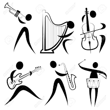 Disegni Strumenti Musicali Stilizzati Cerca Con Google Disegni Musica Immagini Disegni Per Tatuaggio Musica