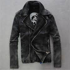Popular Biker Jean Jacket Buy Cheap Biker Jean Jacket Lots From China Biker Jean Jacket Suppliers On Aliexpress Com Biker Denim Biker Denim Jeans Mens Outfits