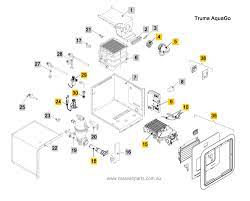Truma aquago au operating instructions & installation instructions. Spare Parts Diagram Truma Aquago Caravan Parts