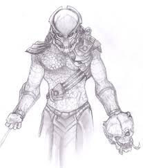Predator Mask Drawings How Draw Predator Mask Step Drawing Videos Pictures Predator Predator Mask Predator Alien