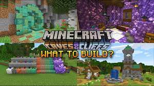 This snapshot brings you variety of features, some changes to existing features, and a few technical changes. Minecraft 1 17 Caves Cliffs Snapshot What To Build With The New Blocks Youtube