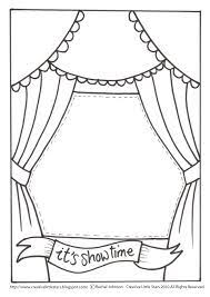 theatre stage coloring pages dance christmas tree page coloriage voiture de police