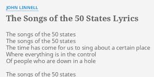 We may earn a commission through links on our site. The Songs Of The 50 States Lyrics By John Linnell The Songs Of The