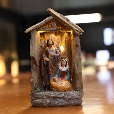 A set of three vintage ducks from home interior farmhouse decor animal collecting figurines. Zayton Cold Cast Resin Figurines Holy Family Statue Xmas Ornament Jesus Mary Joseph Catholic Figurine Home Decor Nativity Scene Statues Sculptures Aliexpress