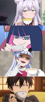 When They Give You This Stare At Tea Party Anime Manga Know Your Meme 875 x 914 jpeg 111 kb. stare at tea party anime manga