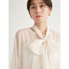 emmi（エミ） ウォッシャブル2wayチュールリボンプルオーバー （BLK） アパレル・ウェア