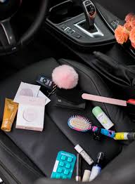 12 Beauty Products To Keep In Your Car Sydne Style Car Accessories For Girls Cute Car Accessories Cool Car Accessories