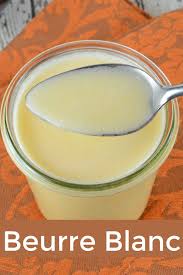 Beurre Blanc Is A Classic French Sauce Translated As White Butter Decadent And Rich Serve It Over Meats Beurre Blanc Sauce Recipe Wine Butter Savory Sauce