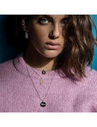 Collana Rajola-Siena-Argento 925%-Ematite Marrone-Perle Dorate-454525