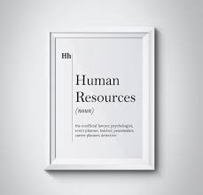 Human Resources Definition Print Hr Office Decor Recruiter Etsy Lawyer Office Decor Gifts For Office Definition Prints