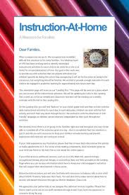 Instruction At Home In 2020 Speech Therapy Resources Counseling Resources Teacher Classroom