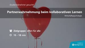 teilnehmer gesucht fur top platzierte online studie partnerwahrnehmung beim kollaborativen lernen https bit ly 2fab study surveys incoming call screenshot