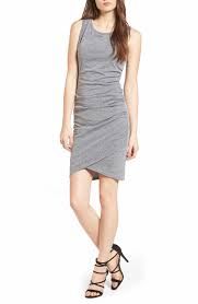Leith Ruched Body Con Tank Dress Tank Dress Leith Dress Nordstrom Dresses