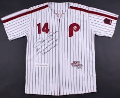 (born april 14, 1941 in cincinnati, ohio) is a former player and manager in major league baseball. Pete Rose Signed Le Phillies World Series 1980 Jersey Inscribed Hit King 4256 1980 World Champs Charlie Hustle Jsa Coa Pristine Auction