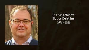 Rev. Scott A. DeVries Obituary
