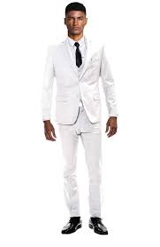 Seven ways to make sure your suit fits perfectly. Men S Snow White Ultra Slim Fit 3 Piece Prom Suit White Fitted Suits Flex Suits