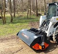 72" Skid Steer Rotary Tiller, Bi-Directional, 6" Tilling Depth, Universal  Skid Mount, TMG-SRT72