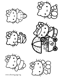 Just print out and have fun! Hello Kitty Dancing For Kids Printable Free Coloring Pages Thaifaa