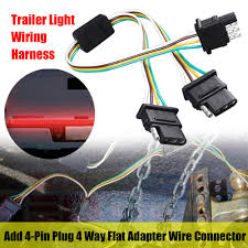 (4.6) stars out of 5 stars 8 ratings, based on 8 reviews. Motors Car Truck Headlights 2 Trailer Wiring Harness 4 Pin Connector 4 Way Flat Male Plug 24 Wire Marine