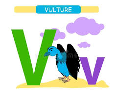 Letter V And Funny Cartoon Vulture Animals Alphabet A Z Cute Zoo Alphabet In Vector For Kids Learning Englis In 2020 Animal Alphabet Kids Learning English Vocabulary