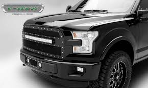 Ford F 150 Torch Series Grille Featuring 1 40 Curved Led Light Bar Works With Forward Facing Camera For Off Road Use Only