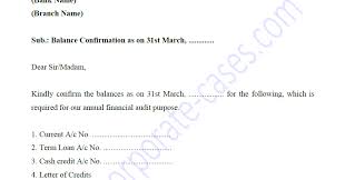 I have recently changed my mobile number to 9contact number). Balance Confirmation Request Letter To Bank For Audit Purpose