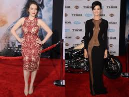 Thor 2 S Kat Dennings And Jaimie Alexander Skin Is Still In Self Kat dennings clothes & outfits | steal her style.