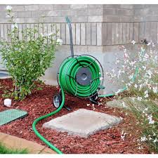 Brylanehome outdoor garden sink with hose holder, white. Yard Butler Compact Hose Reel 14020101 The Home Depot
