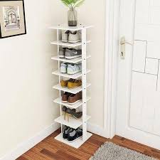 Costway Wooden Shoes Storage Stand 7 Tiers Shoe Rack Organizer Multi Shoe Rack Shoebox Walmart Com Wooden Shoe Storage Wooden Shoe Racks Entryway Shoe Storage
