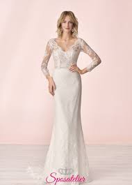 La sposa 2020, dopo le grandi sfilate di londra, barcellona, milano e parigi detta le regole della moda sposa collezione 2020: Abiti Da Sposa Online Con Maniche Di Pizzo Collezione 2020sposatelier