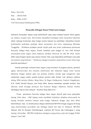 Pancasila merupakan pandangan hidup bangsa, pemersatu bangsa, kepribadian bangsa, dan perjanjian luhur bangsa. Pdf Pancasila Sebagai Dasar Pemersatu Bangsa