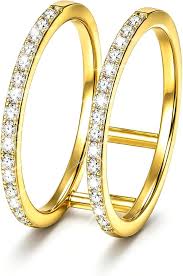 Amazon.com: 14K Gold Plated Smart Ring Jacket Compatible ...