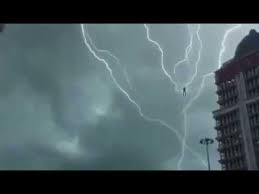 The Floating Man Struck By Lightning Youtube Lightning Strikes Lightning Floating