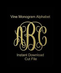 Download Interlocking Vine Monogram Svg Vine Monogram Font Svg Cricut Monogram Font Free Monogram Fonts Cricut Monogram