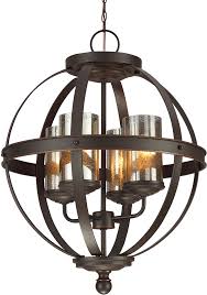 Seagull 3110404 715 Sfera Modern Autumn Bronze Lighting Chandelier Sgl 3110404 715