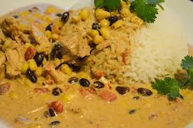 I bet tofu would work, too. Crock Pot Cream Cheese Chicken Chili Apron Warrior