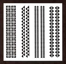 Amazon Com Polynesian Warrior Band Temporary Tattoos Pack Of 2 Sheets 8 Double Bands Total Maori Tattoo Samoan Tattoo Maori Tattoo Designs Maori Tattoo