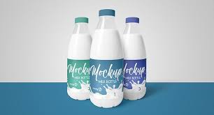Free Plastic Milk Bottle Mockup Plastic Milk Bottles Bottle Mockup Bottle