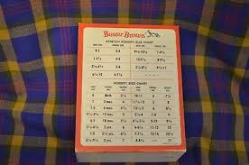 Vintage Buster Brown Hosiery Size Chart Childrens Sizez 3